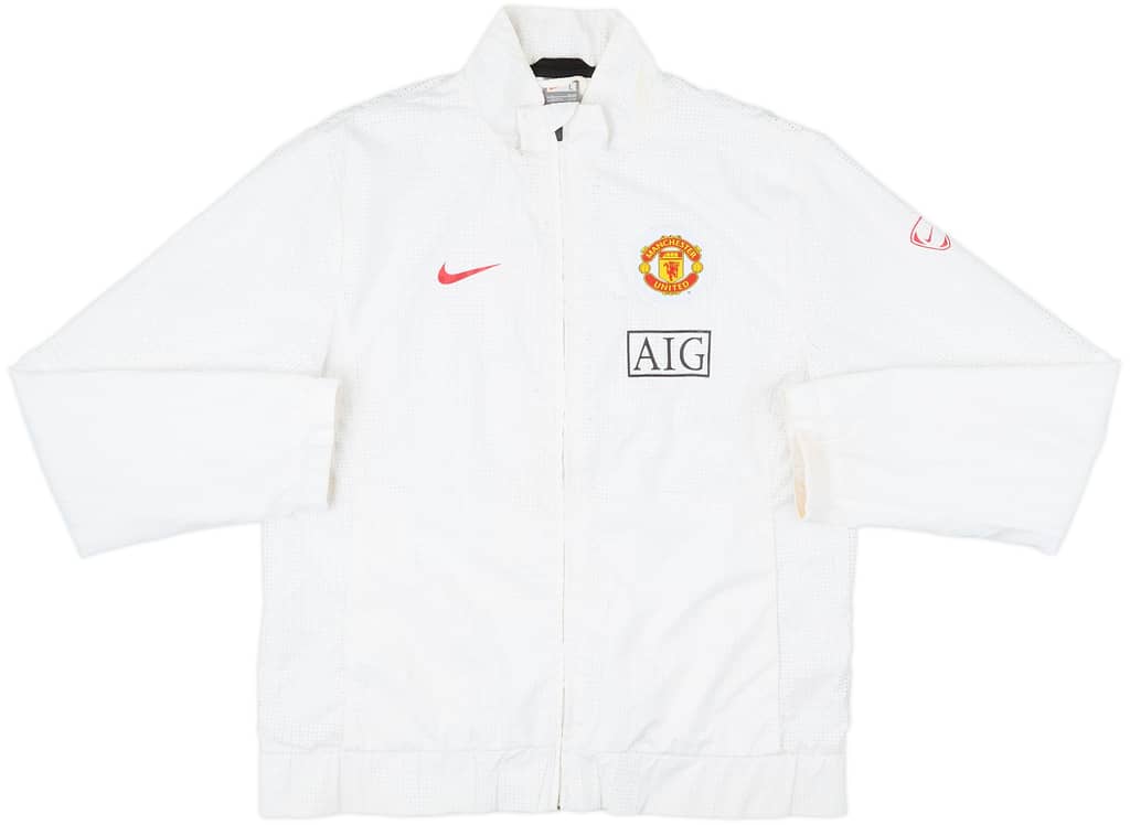 2009-10 Manchester United Nike Track Jacket - 6/10 - (L)