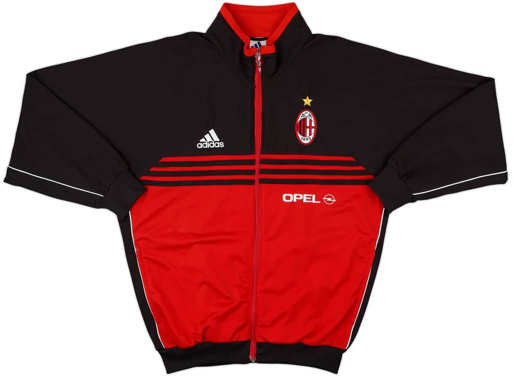 2000-01 AC Milan adidas Track Jacket - 8/10 - (M)