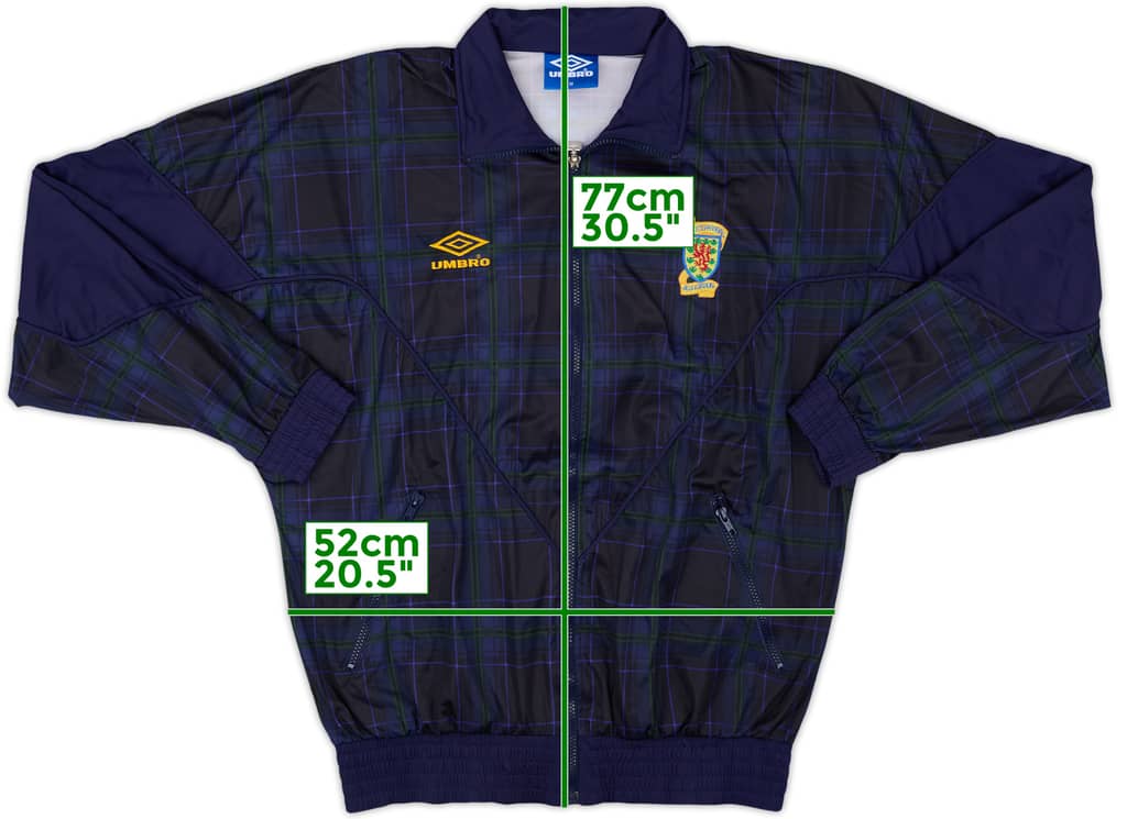 1994-96 Scotland Umbro Track Jacket - 10/10 - (M)