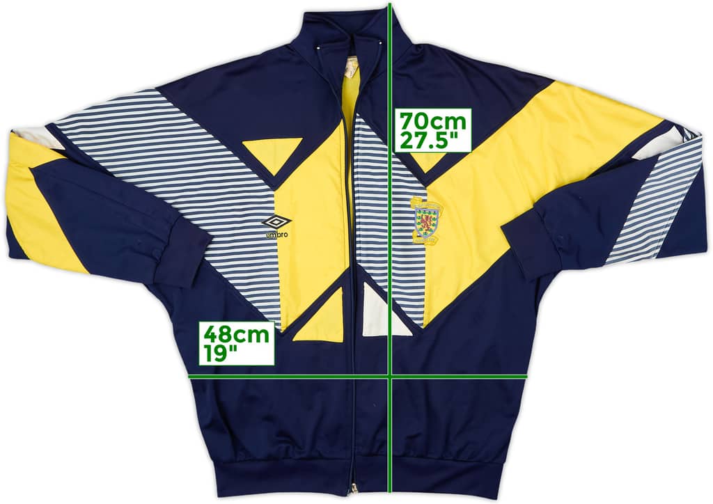 1991-93 Scotland Umbro Track Jacket - 5/10 - (XL)