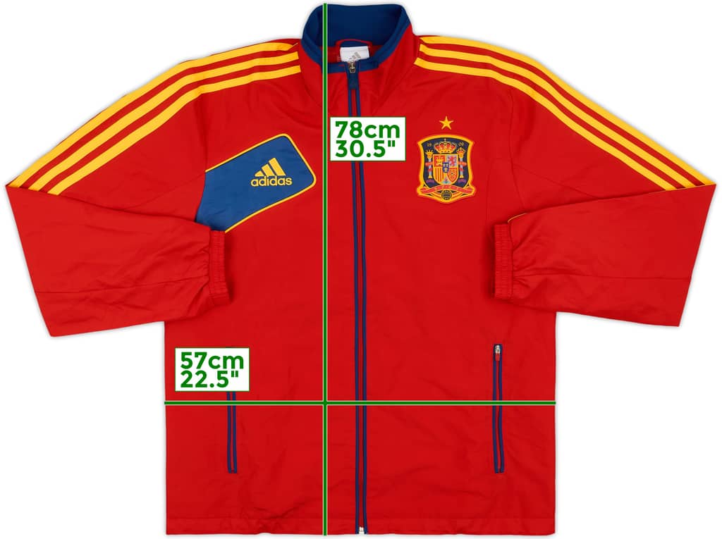 2012-13 Spain adidas Track Jacket - 9/10 - (M/L)