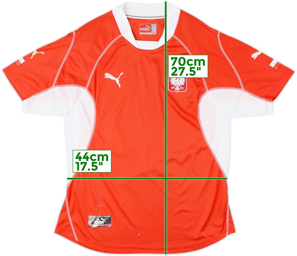 2002-04 Poland Away Shirt - 7/10 - (XL)