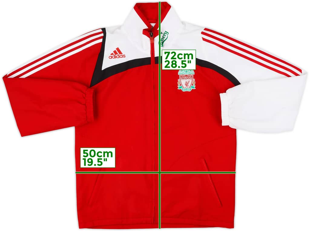 2007-08 Liverpool adidas Track Jacket - 8/10 - (M)