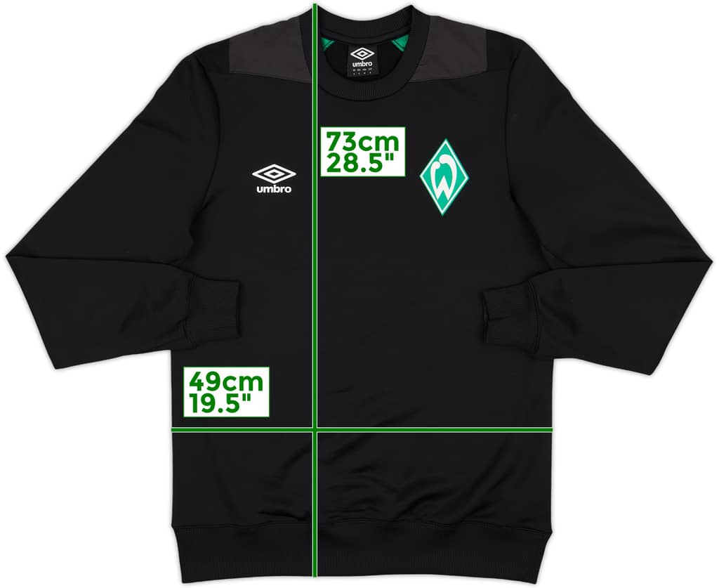 2019-20 Werder Bremen Umbro Sweat Top - 8/10 - (S)