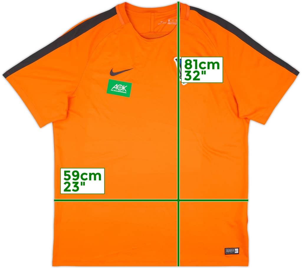 2016-17 Hertha Berlin Nike Training Shirt - 7/10 - (XXL)