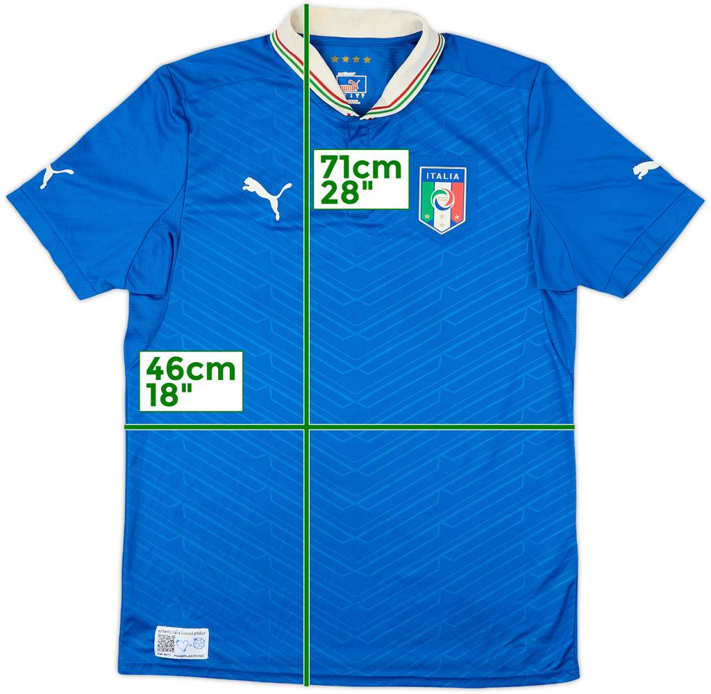 2012-13 Italy Home Shirt - 5/10 - (L)