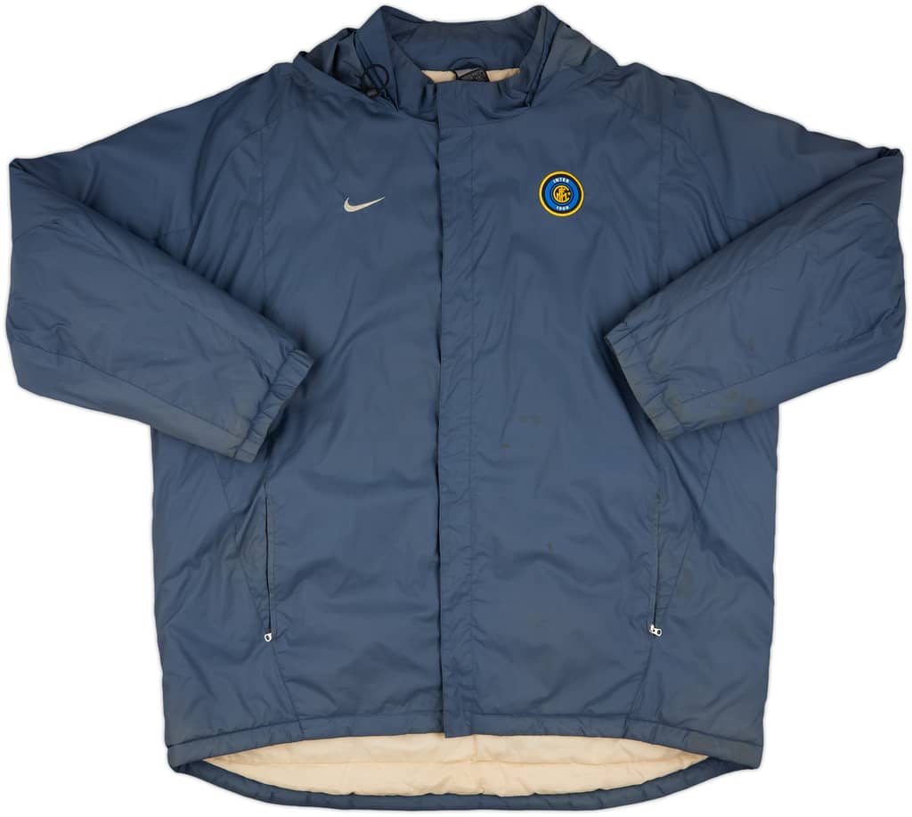 2001-02 Inter Milan Nike Padded Bench Coat - 7/10 - (XXL)