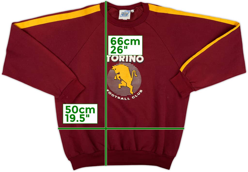 1990-91 Torino Le Felpe Dei Grande Sweat Top - 6/10 - (M)