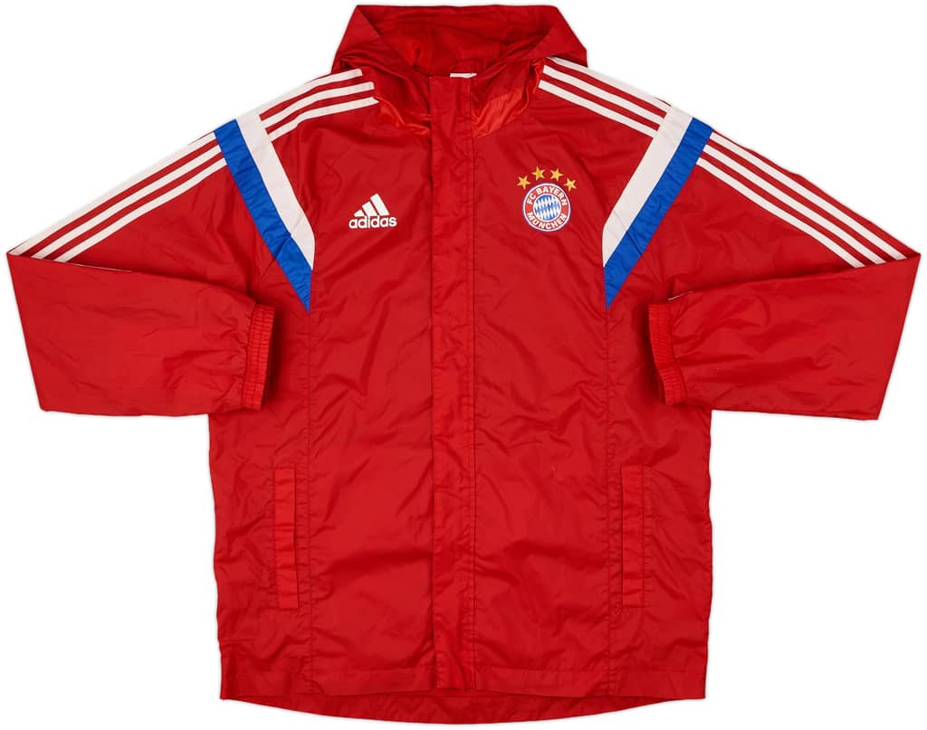 2014-15 Bayern Munich adidas Hooded Track Jacket - 6/10 - (L)