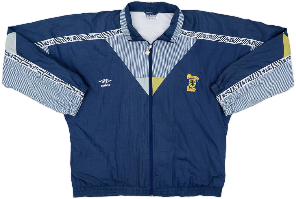 1990-92 Scotland Umbro Track Jacket - 8/10 - (L)