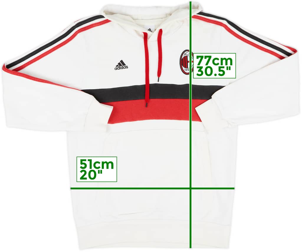 2012-13 AC Milan adidas Hoodie - 7/10 - (M)