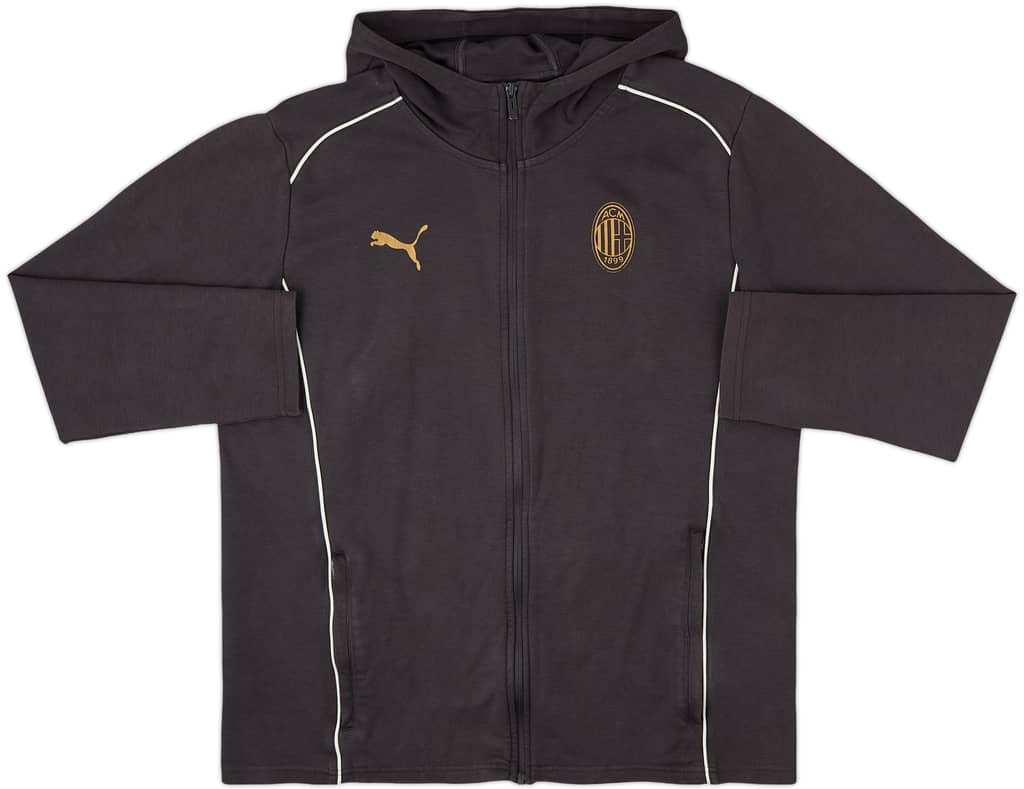 2024-25 AC Milan Puma Hooded Track Jacket - 8/10 - (L)