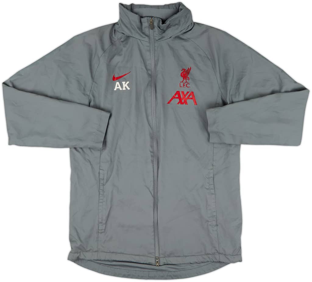 2020-21 Liverpool Staff Issue Nike Hooded Rain Jacket AK - 8/10 - (M)
