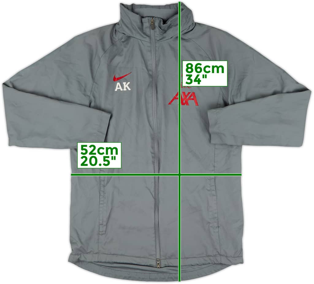 2020-21 Liverpool Staff Issue Nike Hooded Rain Jacket AK - 8/10 - (M)