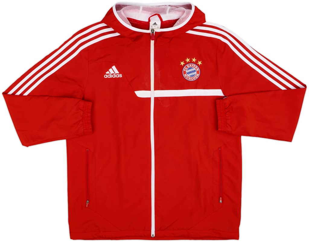 2013-14 Bayern Munich adidas Hooded Track Jacket - 7/10 - (L)