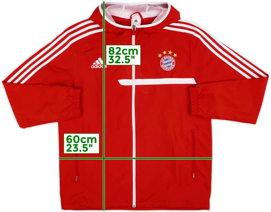 2013-14 Bayern Munich adidas Hooded Track Jacket - 7/10 - (L)