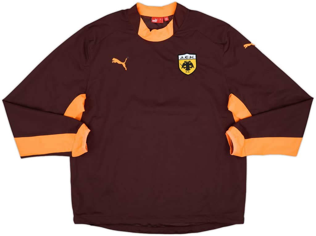 2008-09 AEK Athens Puma Drill Top - 6/10 - (L)