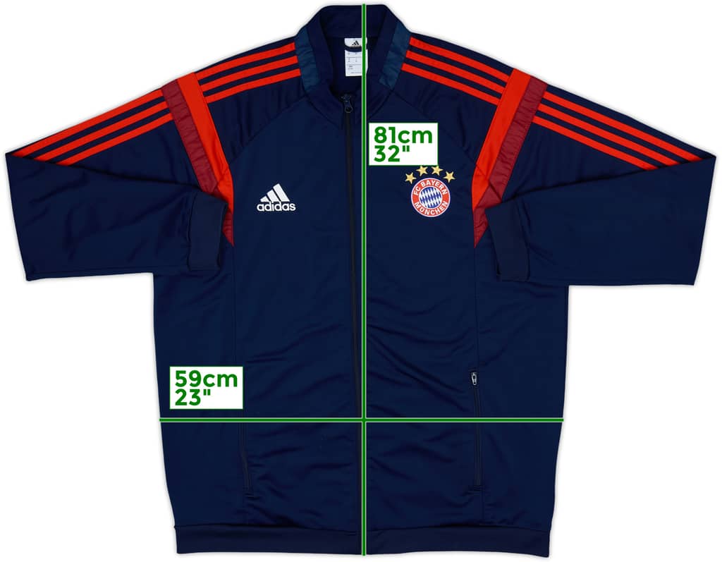 2014-15 Bayern Munich adidas Track Jacket - 8/10 - (XL)