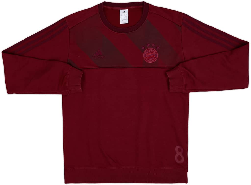 2017-18 Bayern Munich Player Issue adidas Sweat Top #8 - 8/10 - (M)