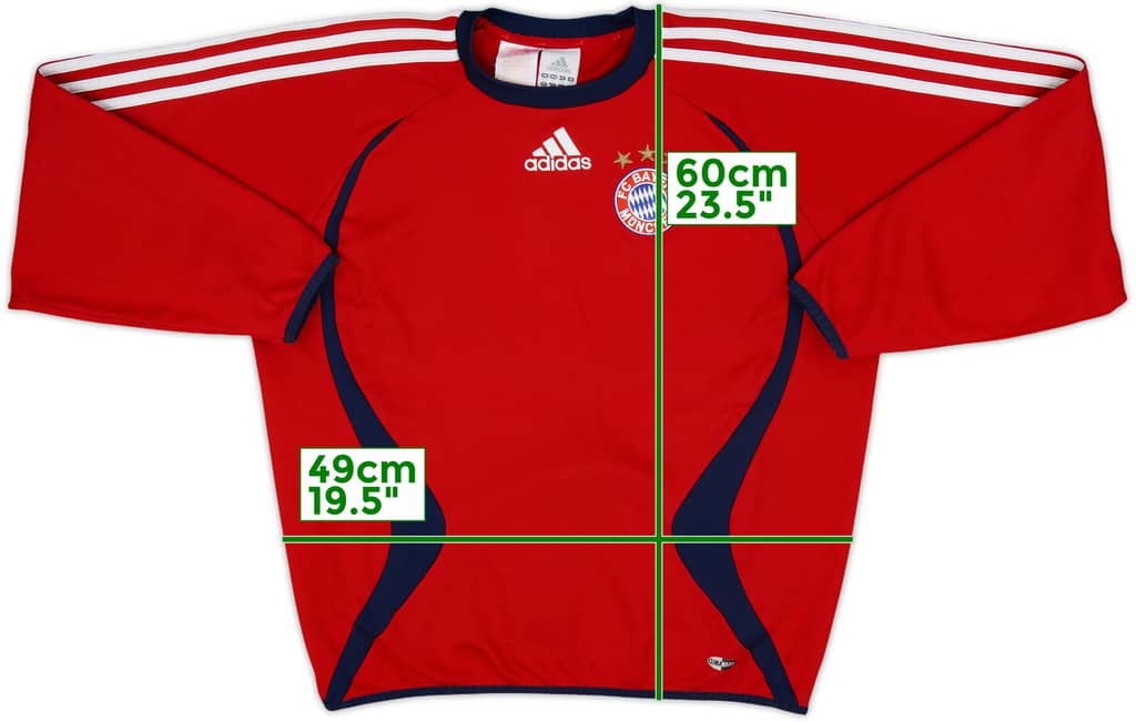 2006-07 Bayern Munich adidas Sweat Top - 8/10 - (XL.Boys)