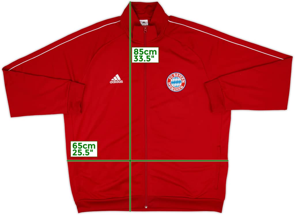 2018 adidas Template Track Jacket (Bayern Munich) - 8/10 - (XXL)