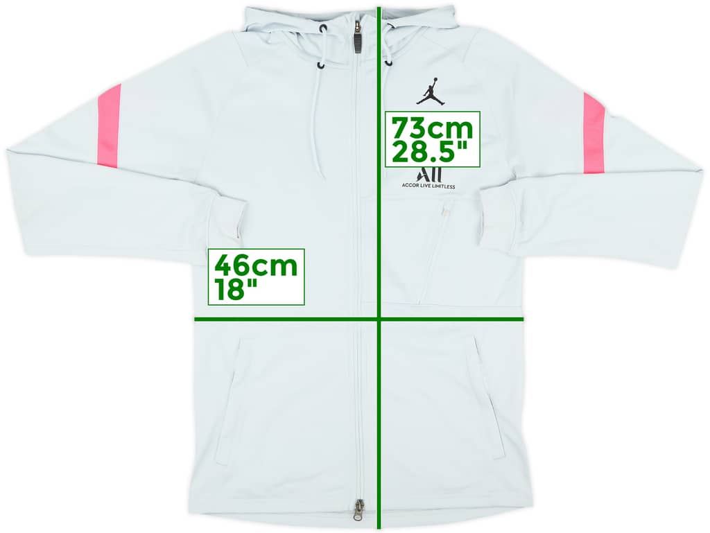 2021-22 Paris Saint-Germain Nike Jordan Track Jacket - 9/10 - (S)