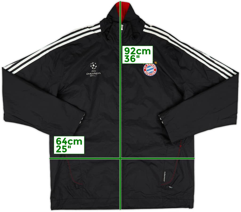 2011-12 Bayern Munich CL adidas Rain Jacket - 6/10 - (M)