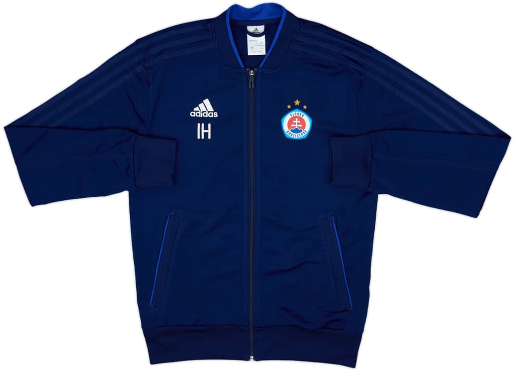 2018-19 Slovan Bratislava adidas Staff Issue Track Jacket IH - 8/10 - (S)