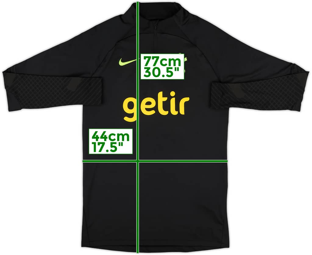 2022-23 Tottenham Nike 1/4 Zip Drill Top - 10/10 - (S)