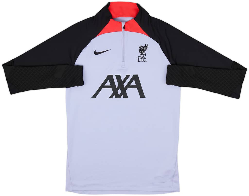 2022-23 Liverpool Nike 1/4 Zip Drill Top - 9/10 - (S)