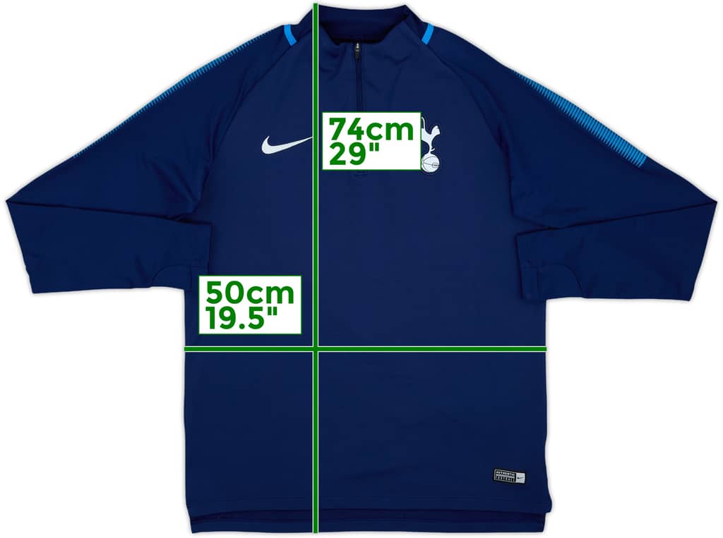 2017-18 Tottenham Nike 1/4 Zip Drill Top - 8/10 - (M)