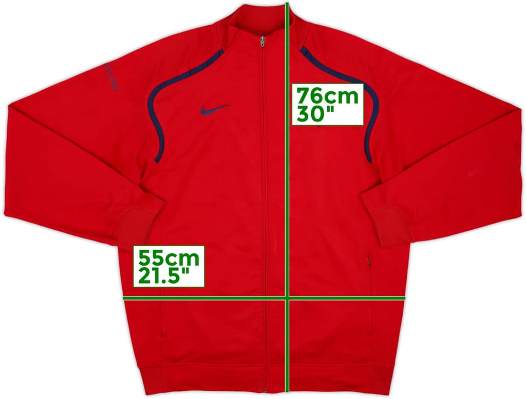 2006-07 Barcelona Nike Track Jacket - 8/10 - (L)