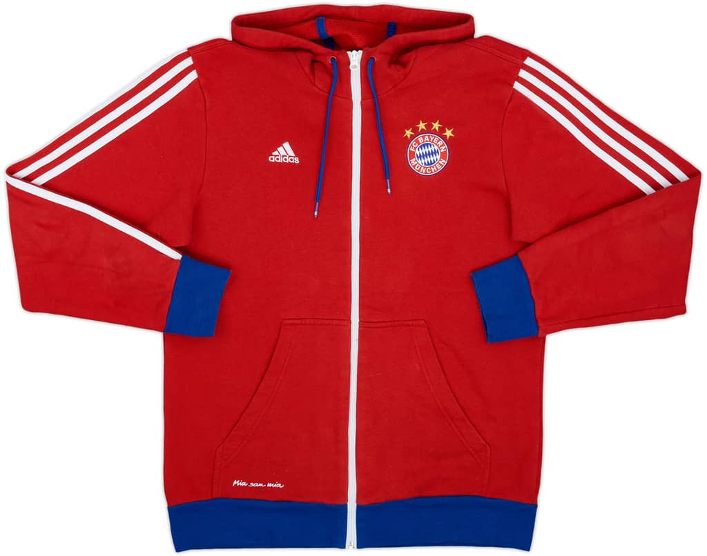 2014-15 Bayern Munich adidas Hooded Sweat Top - 8/10 - (M)