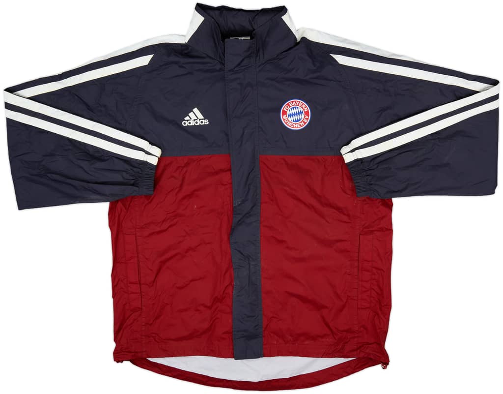 2001-02 Bayern Munich adidas Hooded Rain Jacket - 8/10 - (L/XL)
