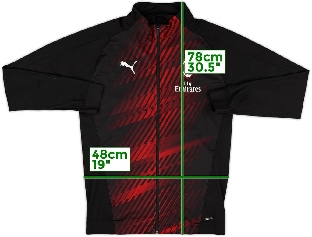 2019-20 AC Milan Puma Track Jacket - 8/10 - (M)