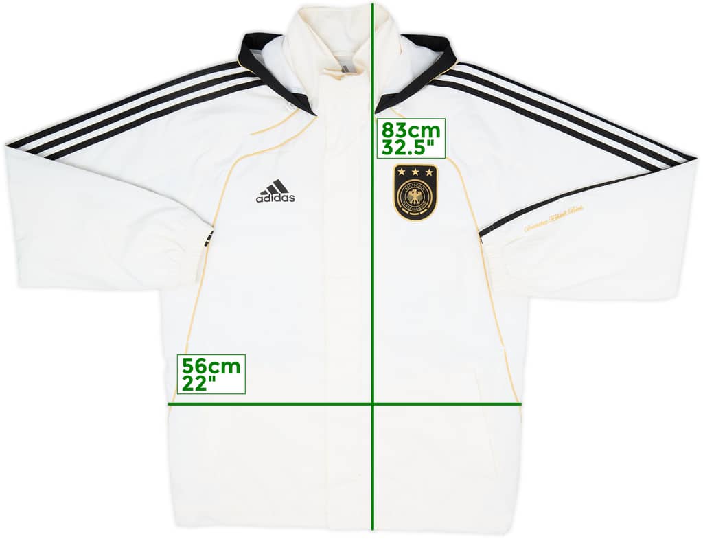2010-12 Germany adidas Hooded Rain Jacket - 8/10 - (M/L)