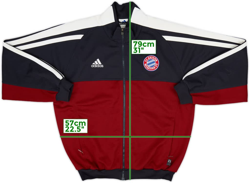 2001-02 Bayern Munich adidas Track Jacket - 8/10 - (L/XL)