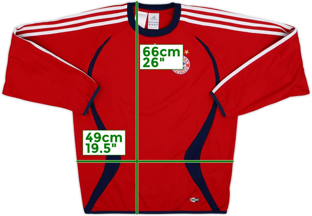 2006-07 Bayern Munich adidas Sweat Top - 8/10 - (L.Boys)