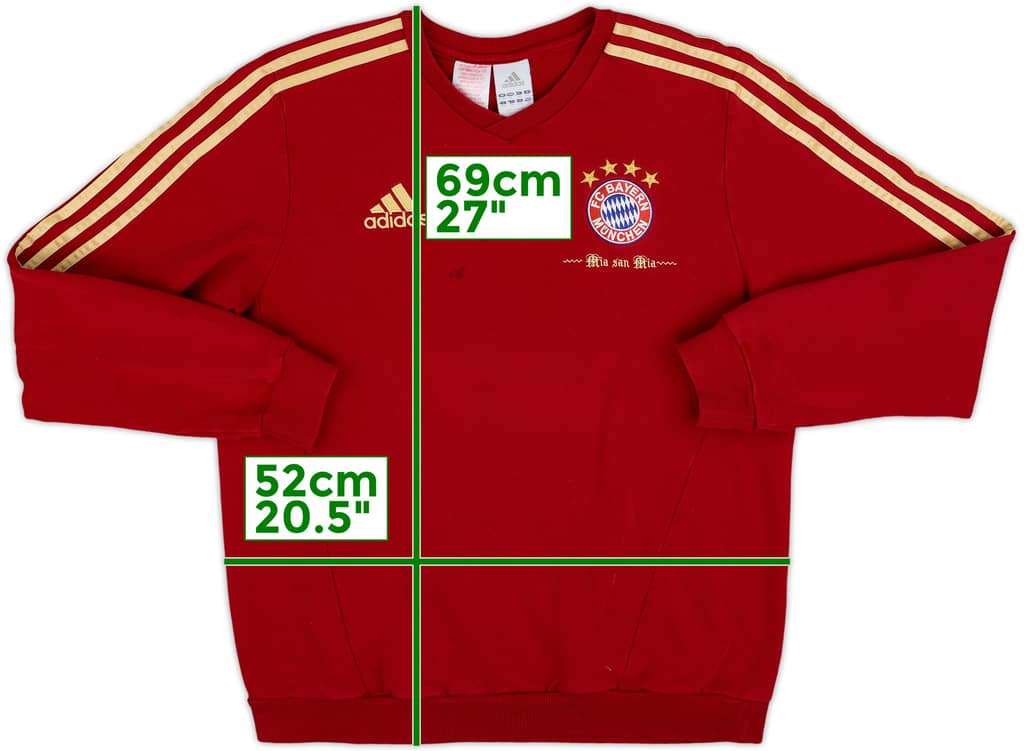 2011-12 Bayern Munich adidas Sweat Top - 6/10 - (XL.Boys)
