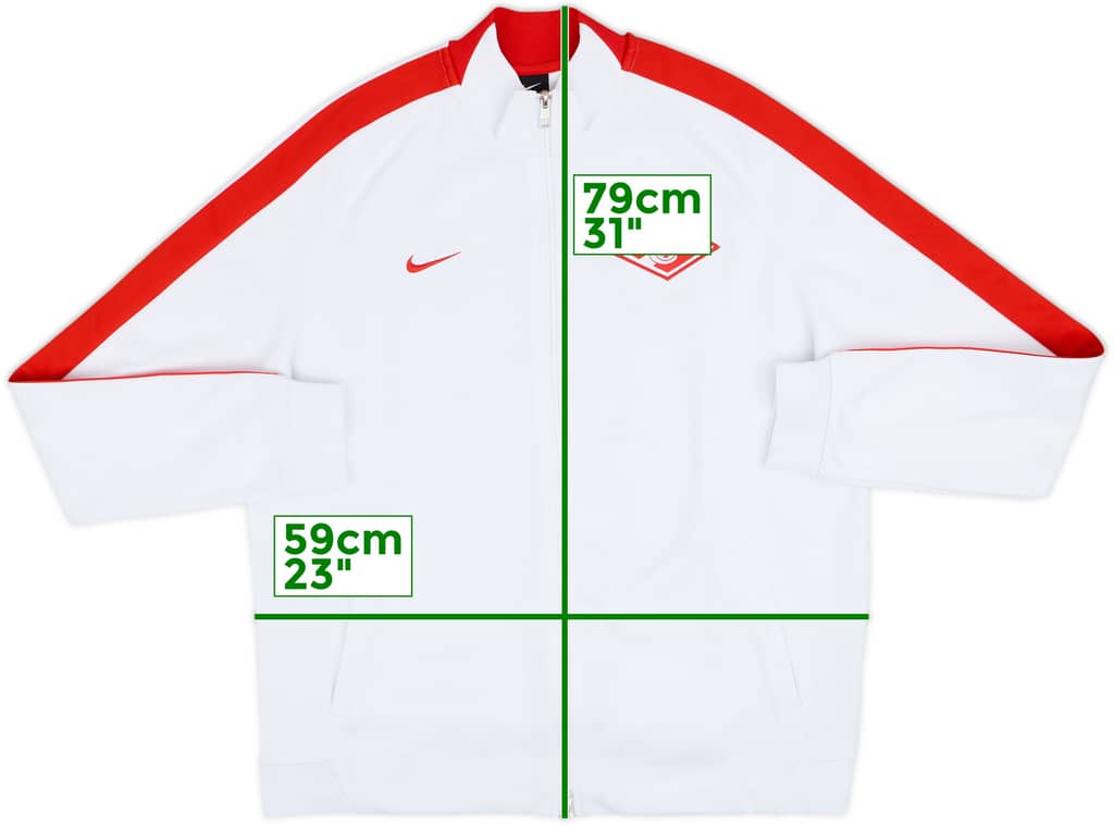 2014-15 Spartak Moscow Nike Track Jacket - 7/10 - (XL)