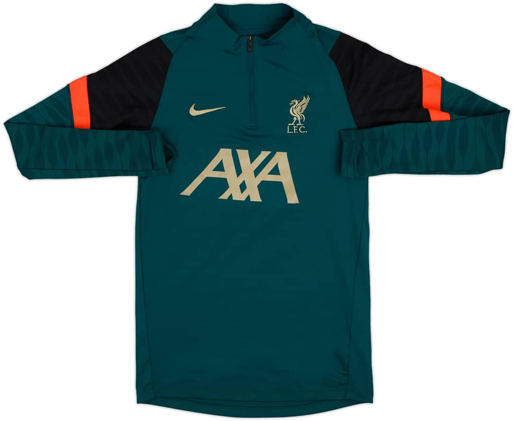 2022-23 Liverpool Nike 1/4 Zip Drill Top - 8/10 - (XS)