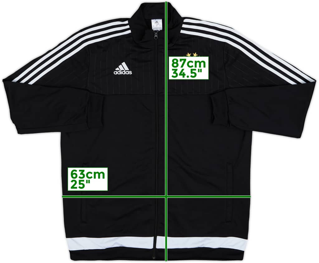 2015-16 Bayern Munich adidas Track Jacket - 8/10 - (XL)
