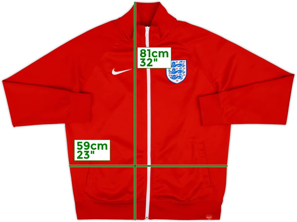 2016-17 England Nike Track Jacket - 8/10 - (L)