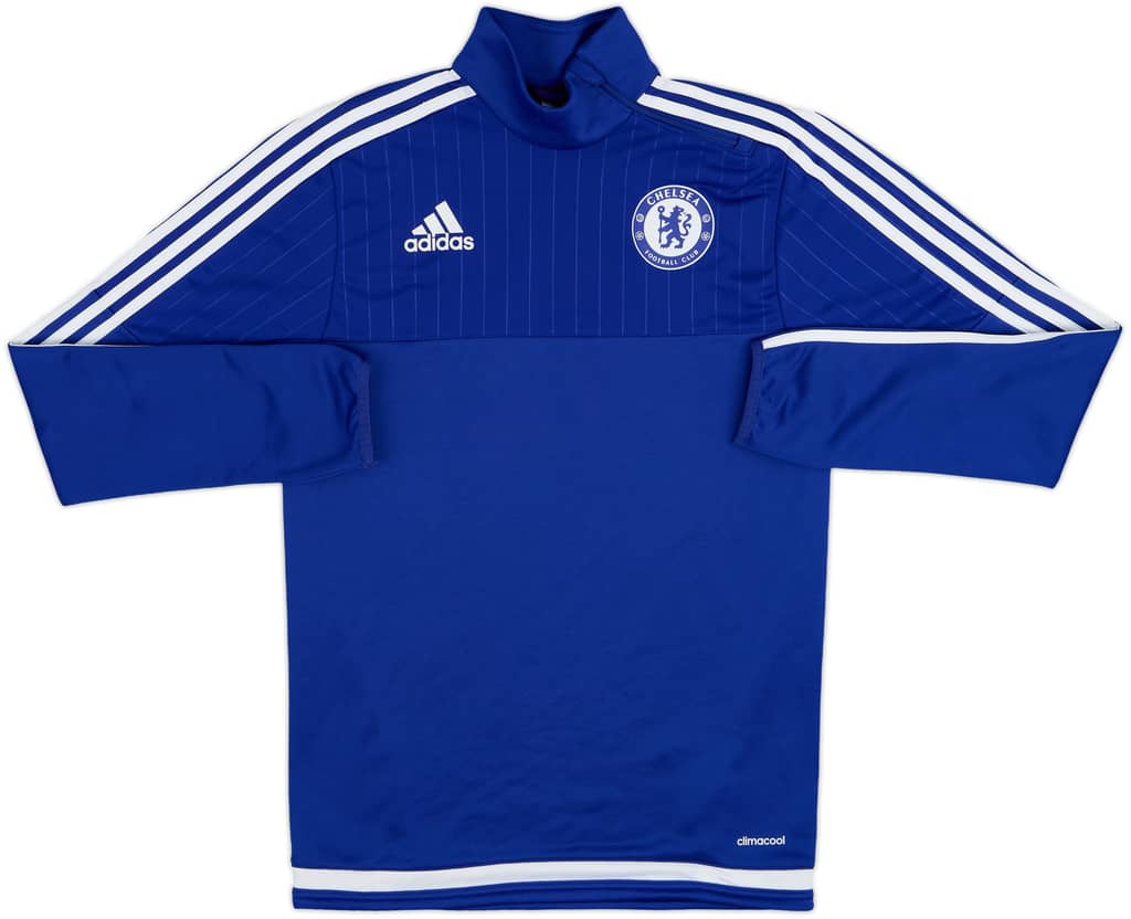 2015-16 Chelsea adidas 1/4 Zip Drill Top - 8/10 - (XS)