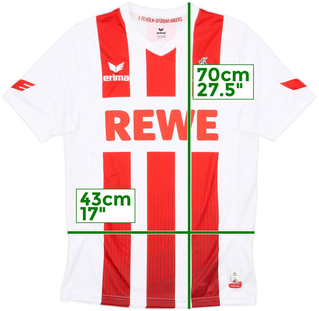 2017-18 FC Koln Home Shirt - 8/10 - (S)