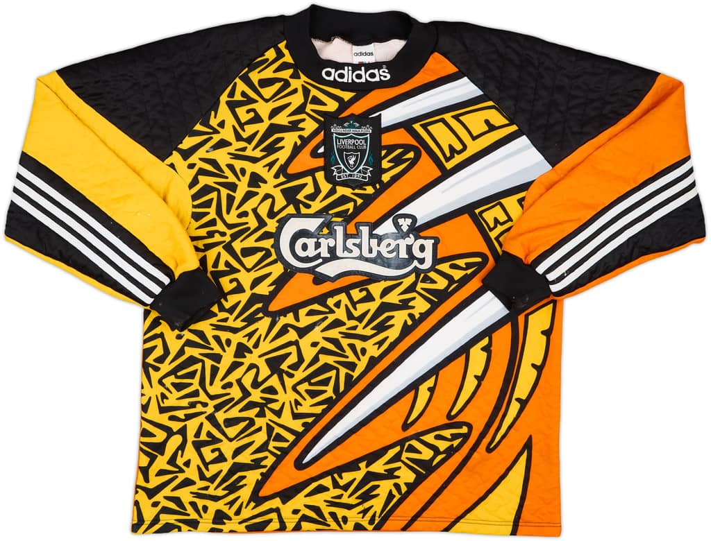 1995-96 Liverpool GK Shirt - 7/10 - (L)