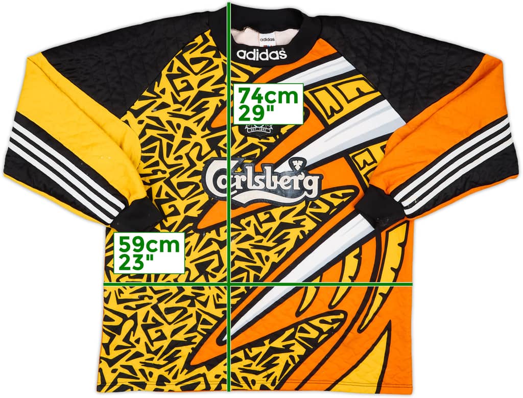 1995-96 Liverpool GK Shirt - 7/10 - (L)