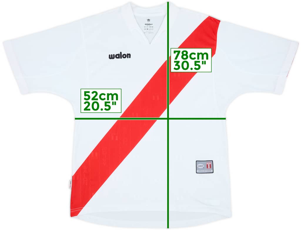2004-06 Peru Home Shirt - 8/10 - (L)