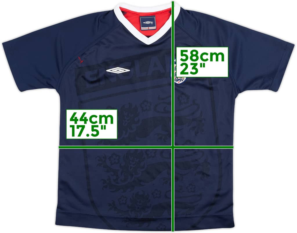 2002-04 England Umbro Training Shirt - 8/10 - (L.Boys)