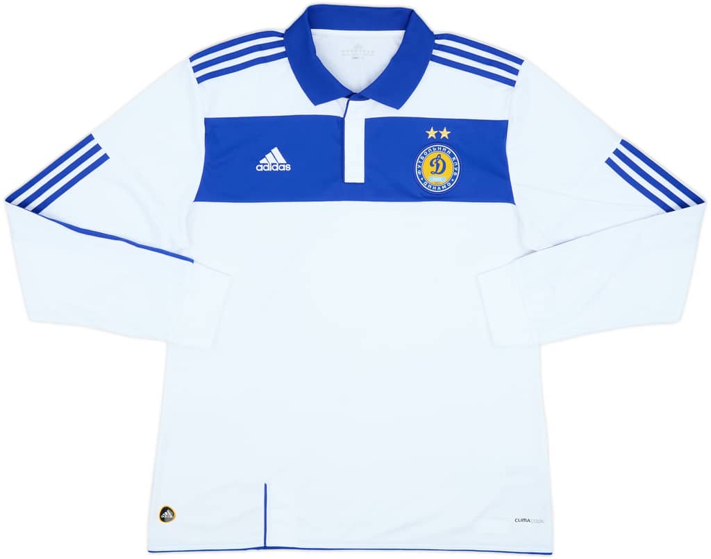2010-11 Dynamo Kyiv Home L/S Shirt - 10/10 - (XL)